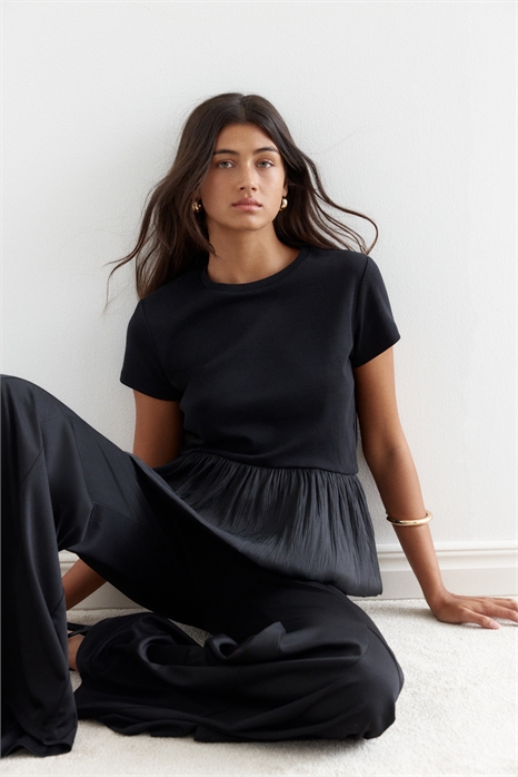 Топ с пузырчатым подолом 1308418004 - Фото 13831157