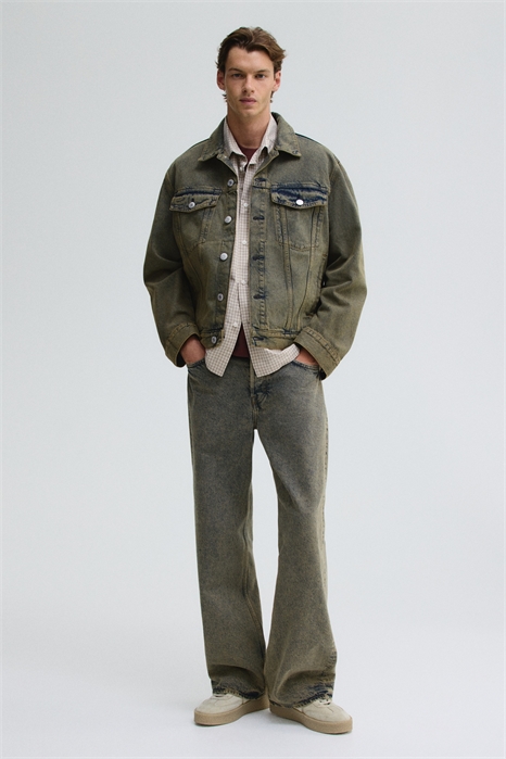 Свободные прямые джинсы 1280809002 - Фото 13833501