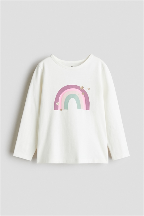 Топ из принтованного джерси 1303341001 - Фото 13833616