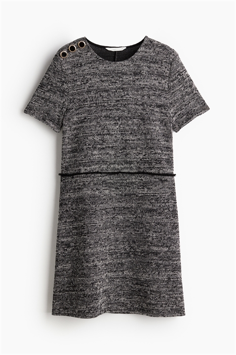 Платье с декором из пуговиц 1262628002 - Фото 13834173