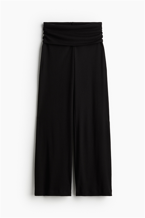 Ребристые брюки с широкими штанинами 1247871003 - Фото 13834373