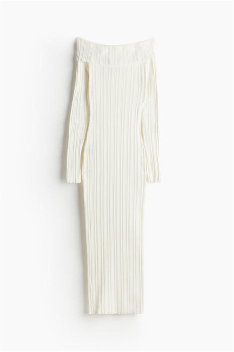 Платье без плеч из ребристого трикотажа 1237777002 - Фото 13834524