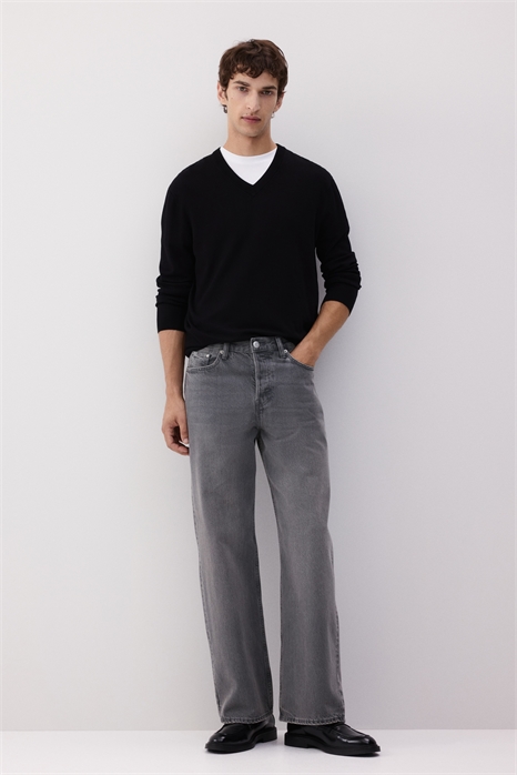 Свободные прямые джинсы 1288186003 - Фото 13834844