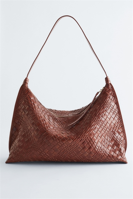 Сумка-тоут из переплетенной кожи 1290983002 - Фото 13837714