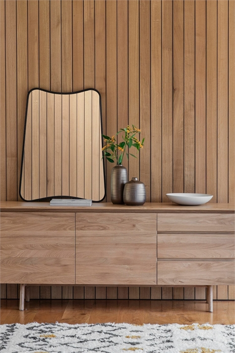 Деревянный двухдверный сервант с 3 ящиками 1312754001 - Фото 13838351