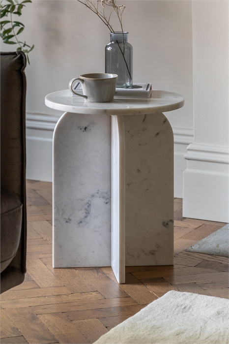 Мраморный приставной столик 1312756003 - Фото 13838368