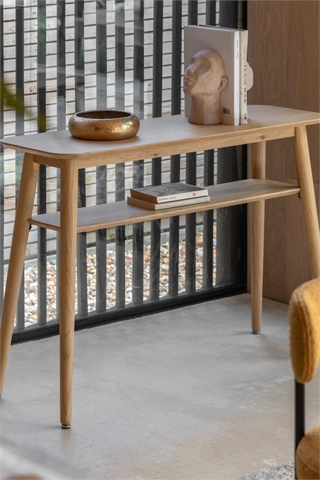 Консольный столик из шпона дерева 1312757001 - Фото 13838376