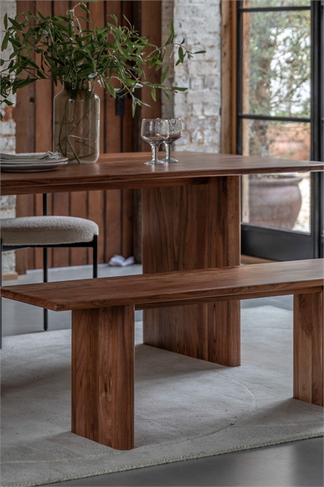 Обеденная скамья из дерева акации - маленькая 1312794001 - Фото 13838698