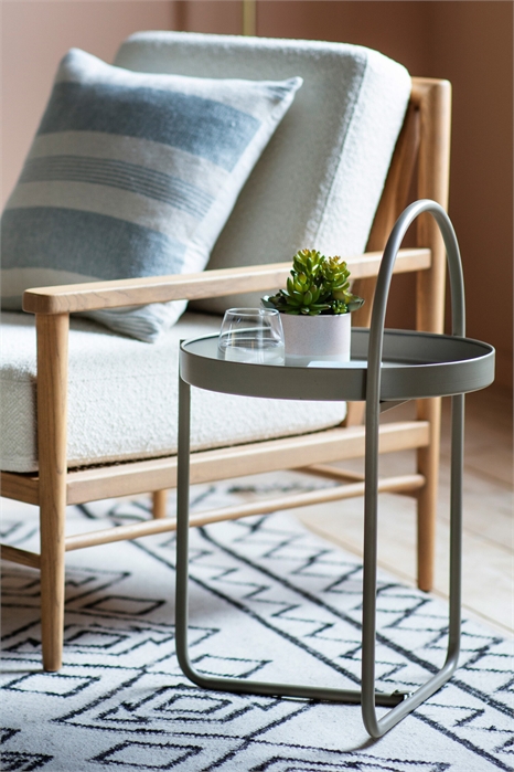 Металлический приставной столик с подносом 1312797003 - Фото 13838736