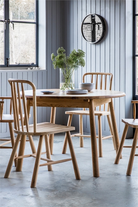 Деревянный круглый раздвижной стол 1312846001 - Фото 13839023