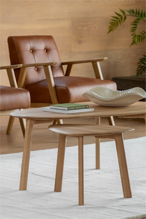 Гнездо из 2 деревянных кофейных столиков 1312898001 - Фото 13839331