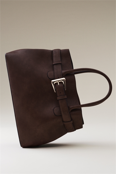 Сумка-тоут с деталями в виде ремня 1293502001 - Фото 13841265