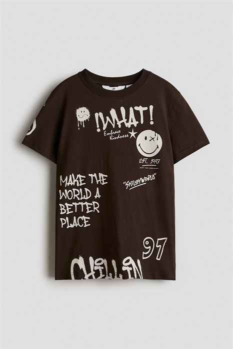 Футболка из хлопка с принтом 1296336023 - Фото 13841368