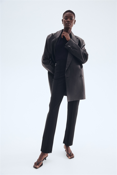 Брюки из интерлока на молнии 1308448001 - Фото 13843251