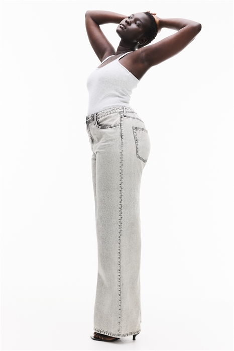 Джинсы Curvy Fit Feather Soft Wide Ultra High 1259374003 - Фото 13844118