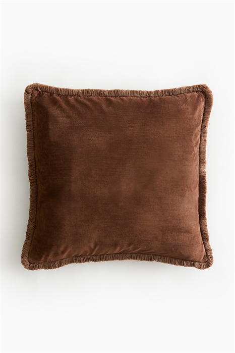 Бархатный чехол для подушки с бахромой 1286527002 - Фото 13844196
