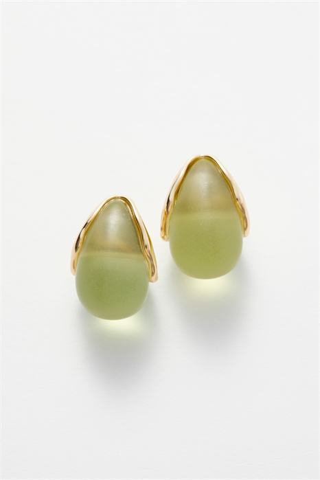 Серьги-капли с металлическими деталями 1263238001 - Фото 13845101