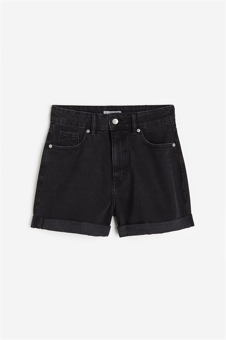 Джинсовые шорты с высокой посадкой 1147610003 - Фото 13846275