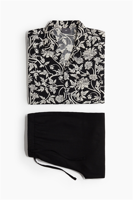 Пижамная рубашка и шорты 1214442004 - Фото 13846897