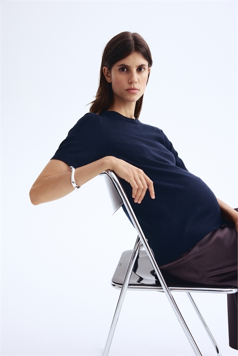 Топ из тонкого трикотажа MAMA 1288630001 - Фото 13848490