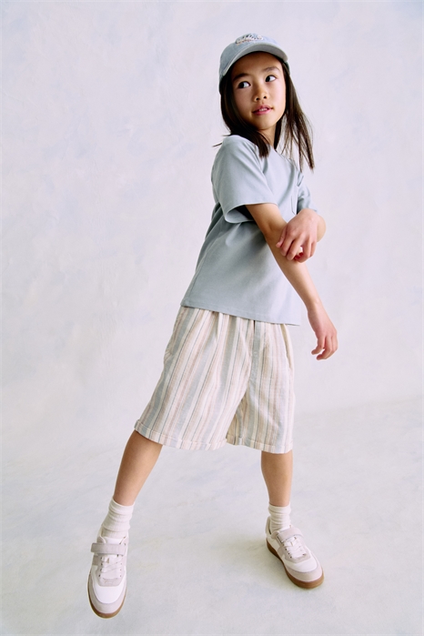 Хлопковые шорты длиной до колена 1292947001 - Фото 13849075