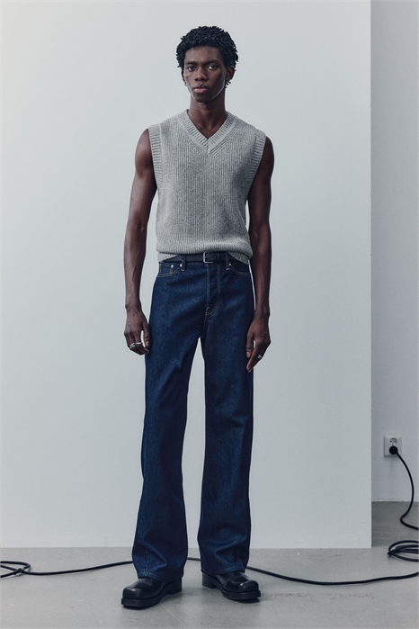 Свитер-жилет из шерстяного бленда 1299802001 - Фото 13849624