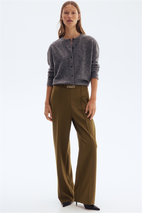 Брюки с деталями в виде пояса 1301016002 - Фото 13849742