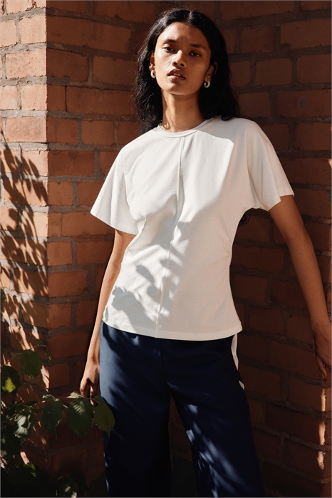 Футболка с рюшами 1308427003 - Фото 13850343