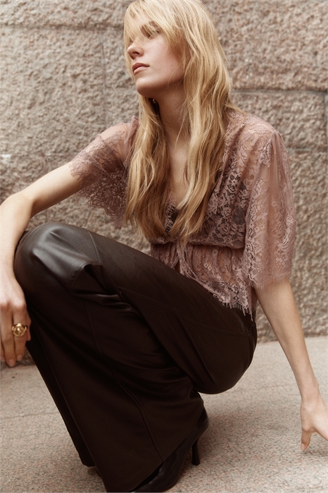 Кружевной топ 1316111001 - Фото 13850509