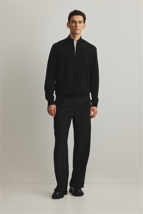 Джемпер из мериносовой шерсти Regular Fit на молнии 1287987001 - Фото 13852338