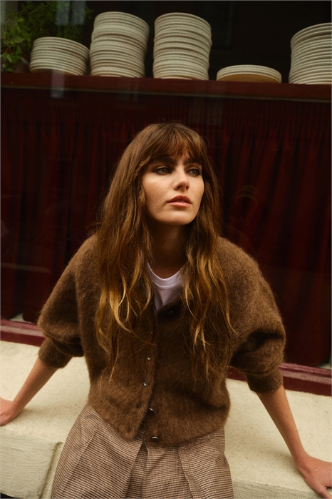 Кардиган из мохеровой смеси 1300042002 - Фото 13853711