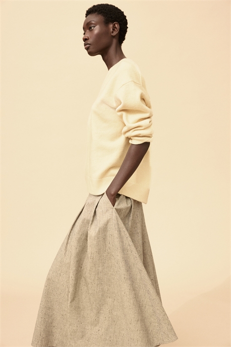 Джемпер с V-образным вырезом в стиле оверсайз 1303131005 - Фото 13854066