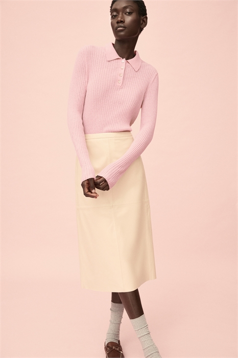 Рубашка-поло из ребристого трикотажа 1309544002 - Фото 13854406