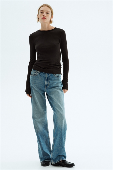 Топ из хлопкового джерси пима 1263426011 - Фото 13854953