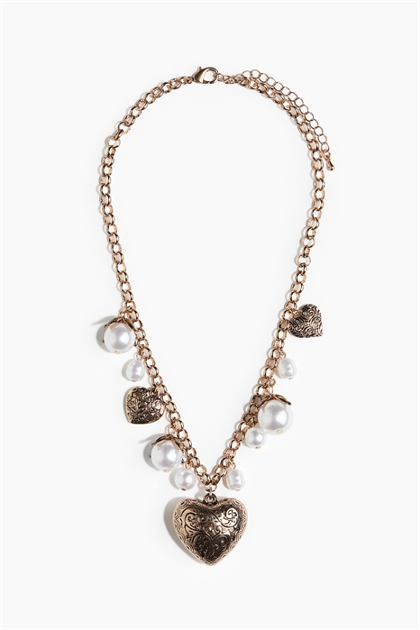 Ожерелье на цепочке с подвеской в виде сердца 1311282001 - Фото 13855556