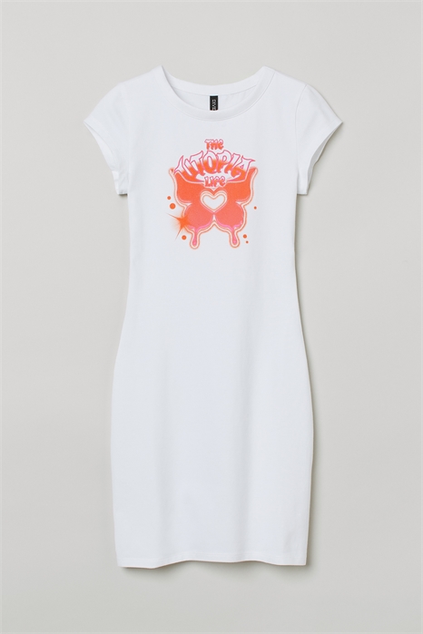 Короткое платье с принтом 0979577003 - Фото 13856261