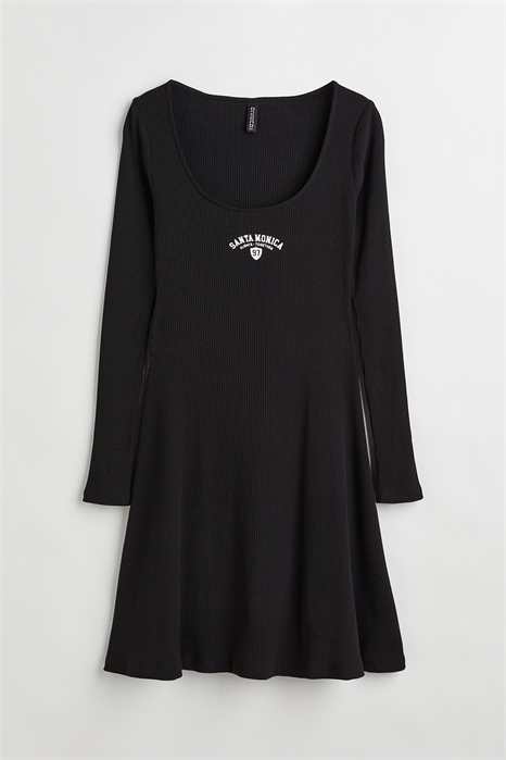 Платье из ребристого джерси 1137565001 - Фото 13856934