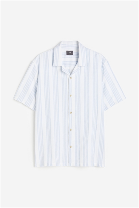 Хлопковая курортная рубашка Regular Fit 1206082001 - Фото 13857455