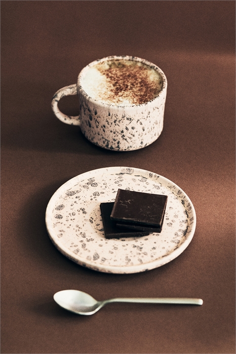 Кружка и блюдце с реактивной глазурью 1234527004 - Фото 13858408