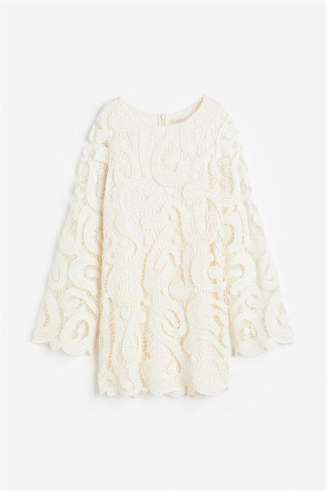 Вязаное платье А-силуэта 1190104001 - Фото 13860882