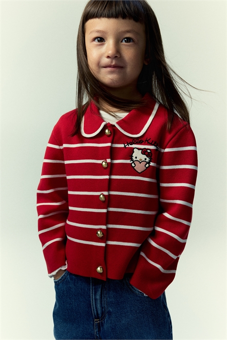 Трикотажный кардиган с вышивкой 1296377001 - Фото 13861514