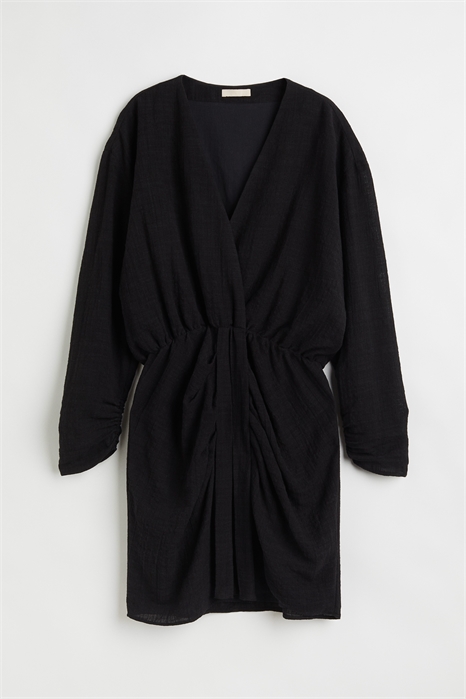 Мини-платье с V-образным вырезом 1099305002 - Фото 13862000