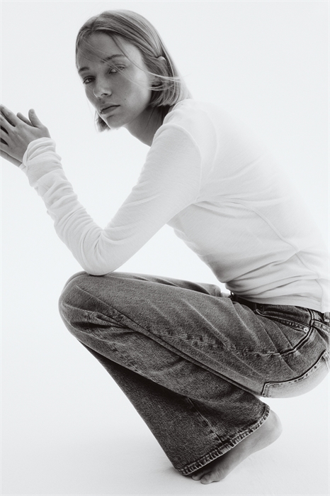 Высокие джинсы Bootcut 1289113002 - Фото 13863121