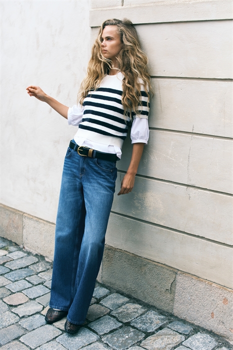 Широкие джинсы Wide High Jeans 0871889085 - Фото 13863204