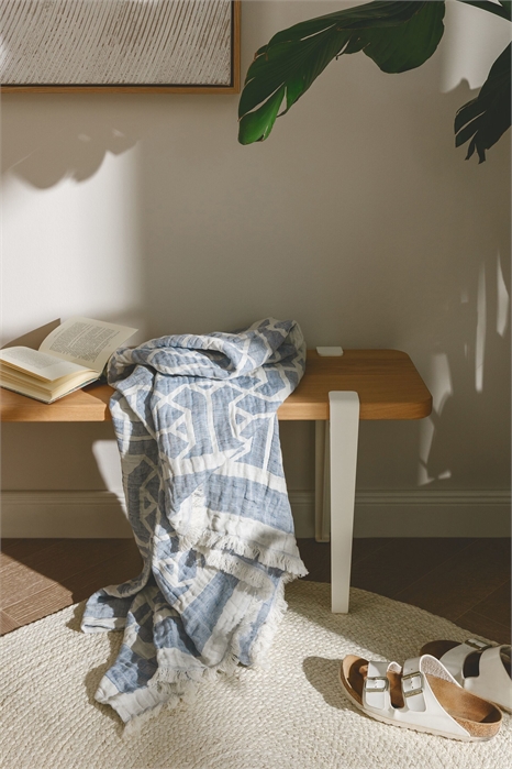 Одеяло из льняной смеси Sabine 1282601001 - Фото 13863772