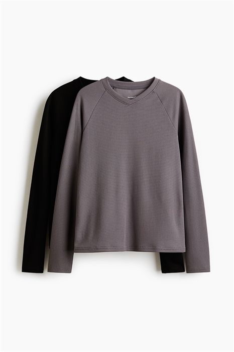 Спортивные топы с длинными рукавами и DryMove™ в упаковке из 2 штук 1295351001 - Фото 13864107