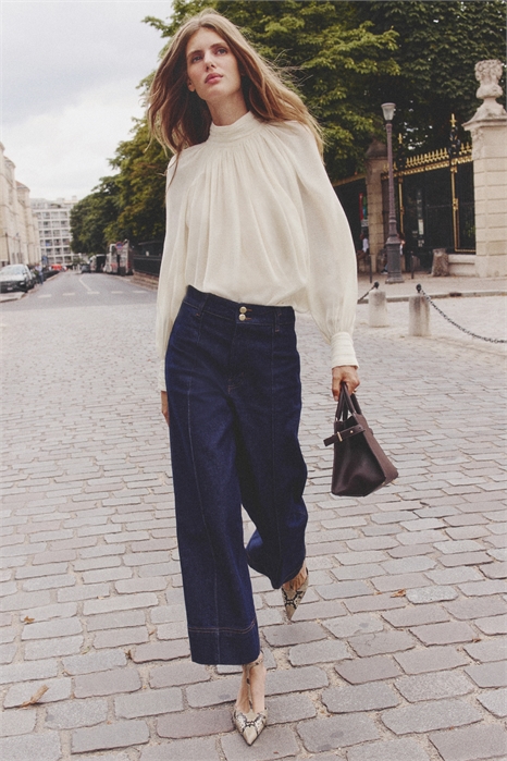 Блузка с драпировкой 1297202001 - Фото 13864229