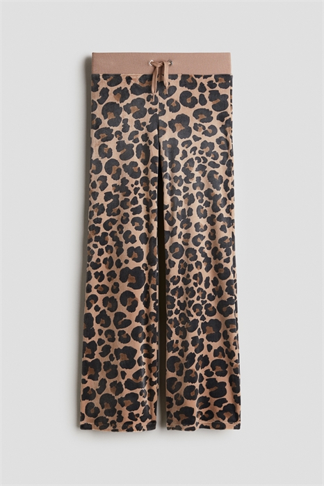 Расклешенные велюровые джоггеры 1301305002 - Фото 13864530