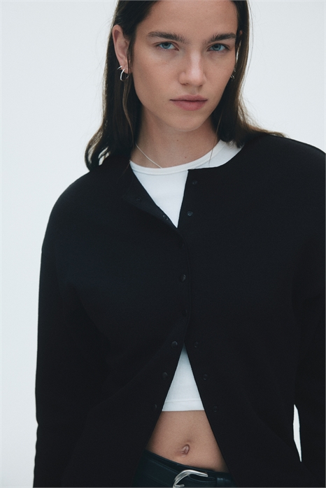 Кардиган из фактурной вязки 1304734001 - Фото 13864732