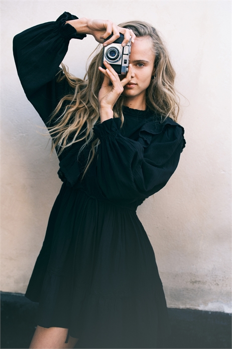 Платье из льняного бленда 1307130001 - Фото 13864887